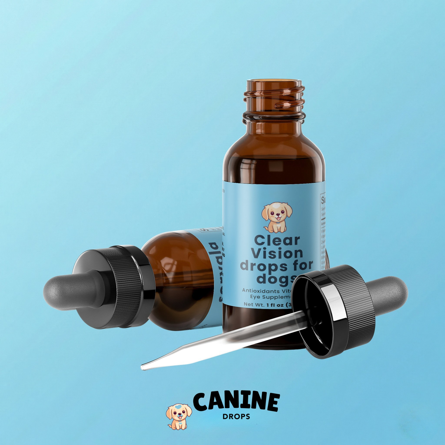 ClearVision™ Drops — Daily Eye Support for Senior Dogs