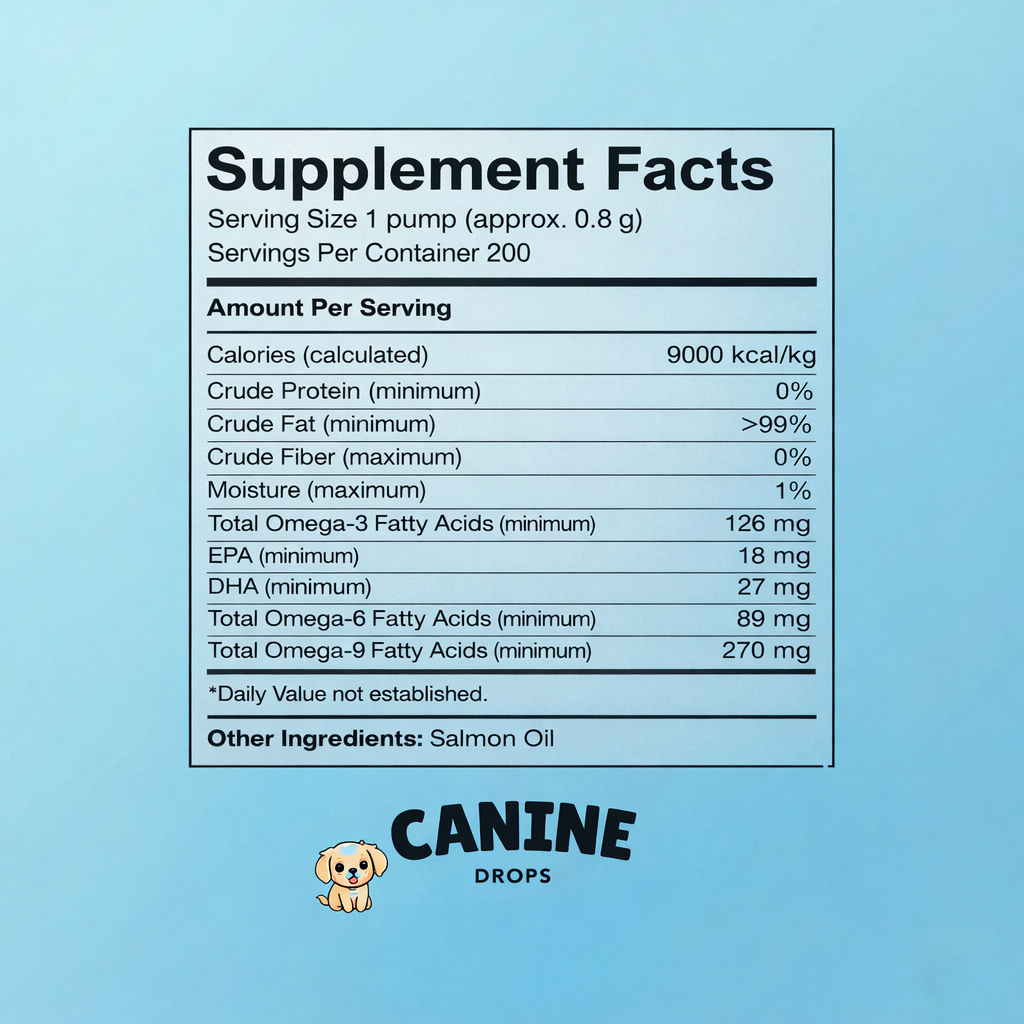 Senior Dog Vision Support Salmon Oil