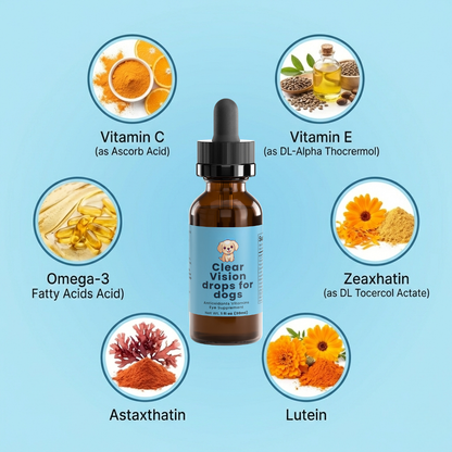 ClearVision™ Drops — Daily Eye Support for Dogs