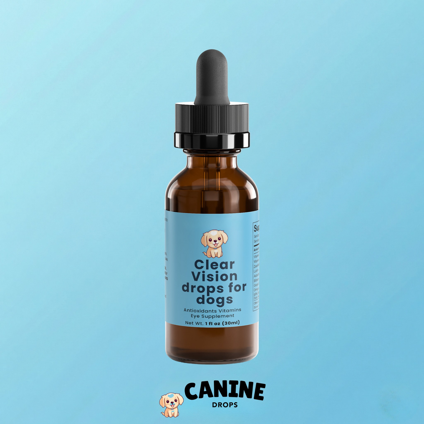 ClearVision™ Drops — Daily Eye Support for Senior Dogs