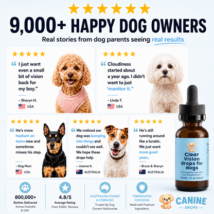 ClearVision™  Food Drops Daily Eye Support for Dogs