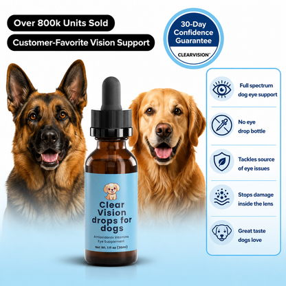 ClearVision™  Food Drops — Daily Eye Support for Dogs