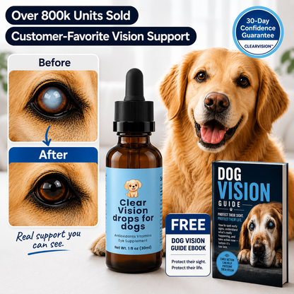 ClearVision™  Food Drops Daily Eye Support for Dogs