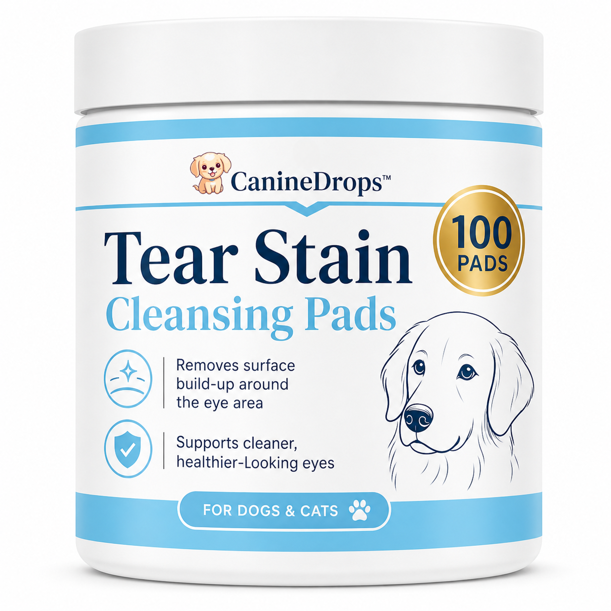 Loop Senior Dog Eye-Care Wipes (Copy)
